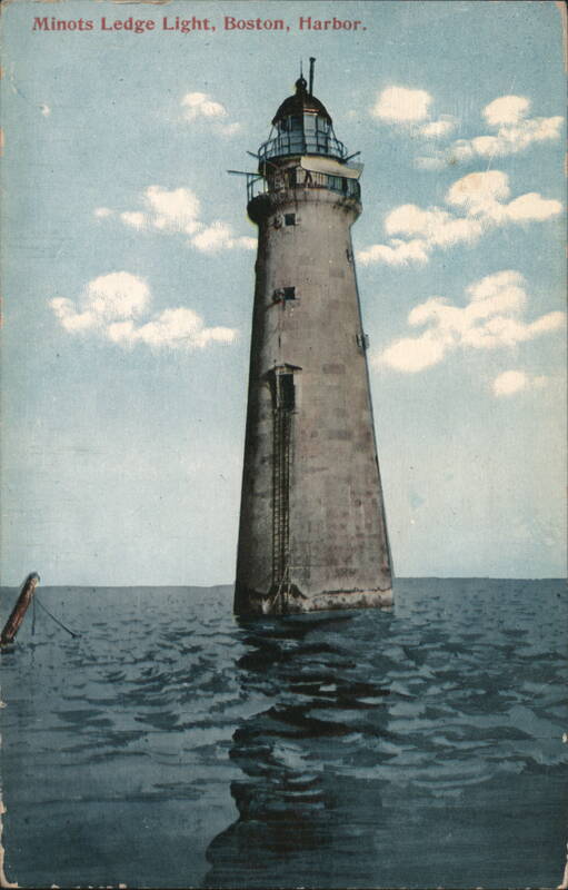 Minots Ledge Light, Boston, Harbor Massachusetts