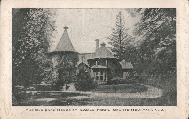 The Old Bark House at Eagle Rock, Orange Mountain New Jersey