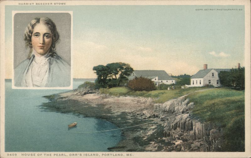Harriet Beecher Stowe, House of the Pearl, Orr's Island Portland Maine