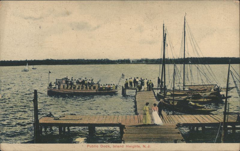Public Dock, Island Heights, N. J. New Jersey