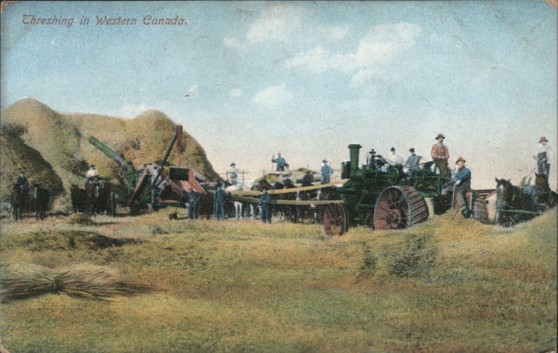 Threshing in Western Canada Misc. Canada