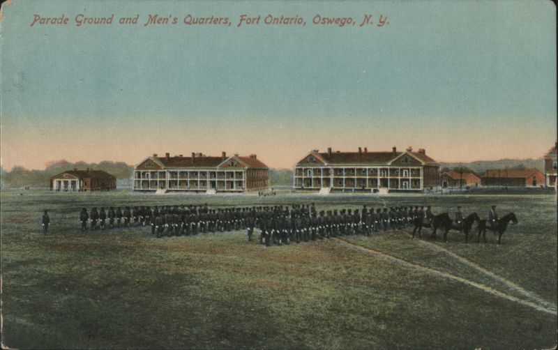 Parade Ground and Men's Quarters, Fort Ontario Oswego New York