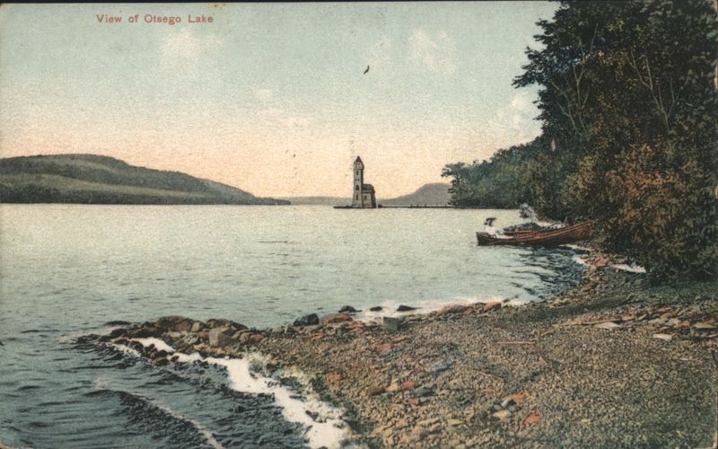 View of Otsego Lake Lighthouses