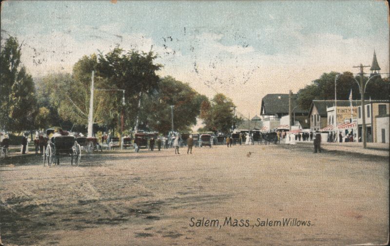 Salem Willows, Horse Carriages Massachusetts