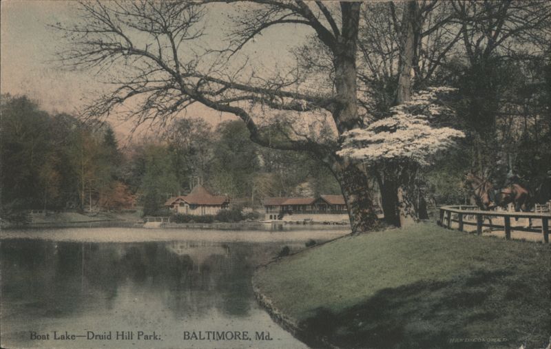 Boat Lake, Druid Hill Park Baltimore Maryland