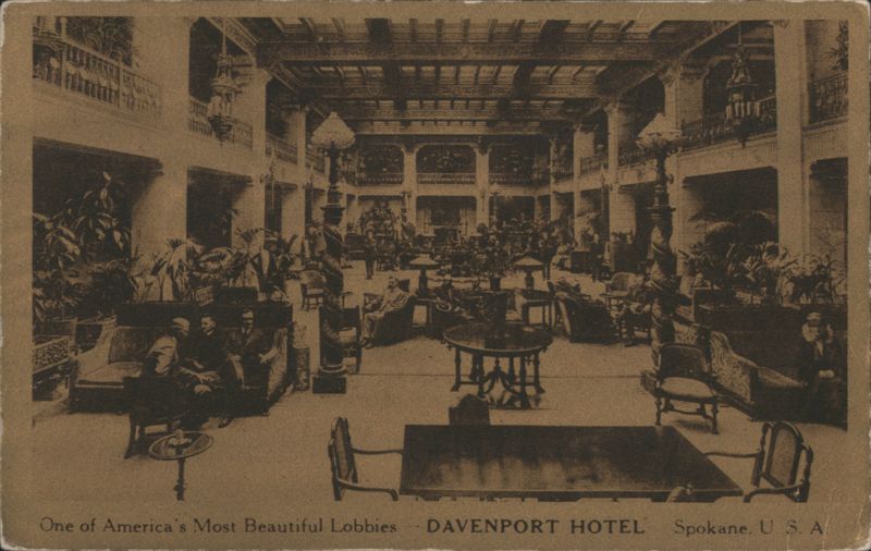 Davenport Hotel Lobby, Spokane, WA Washington