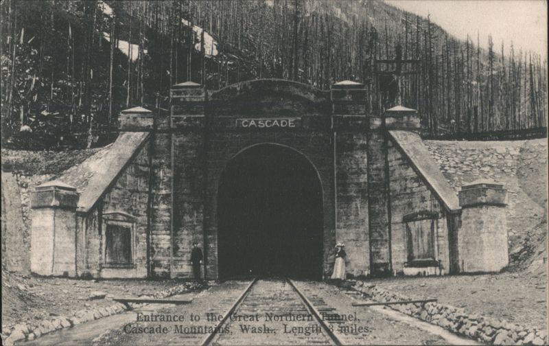 Great Northern Tunnel Entrance, Cascade Mountains, WA Wellington Washington