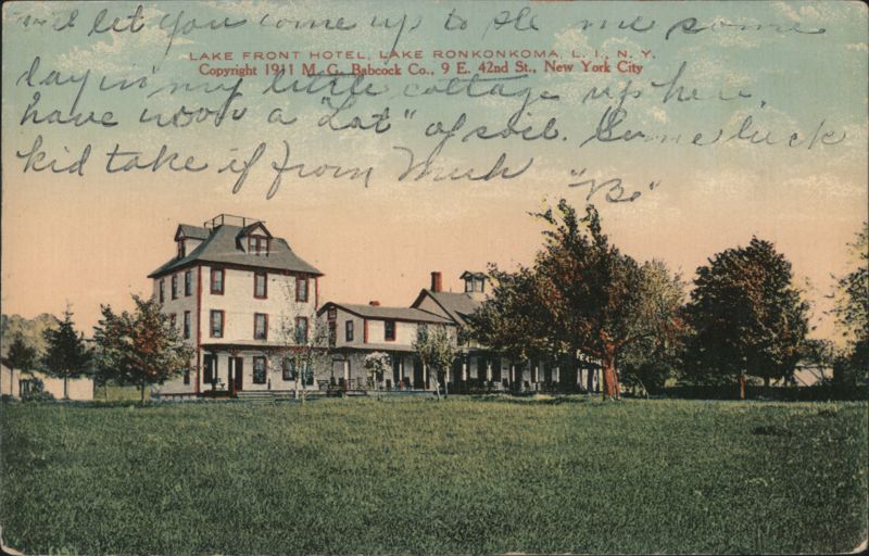 Lake Front Hotel, Lake Ronkonkoma, Long Island, NY New York