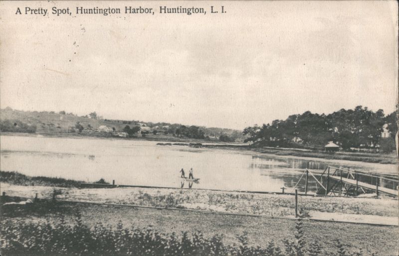 A Pretty Spot, Huntington Harbor, Huntington, L. I. New York