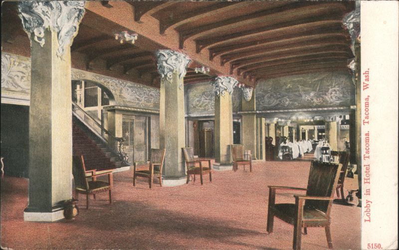 Lobby, Hotel Tacoma, WA Washington