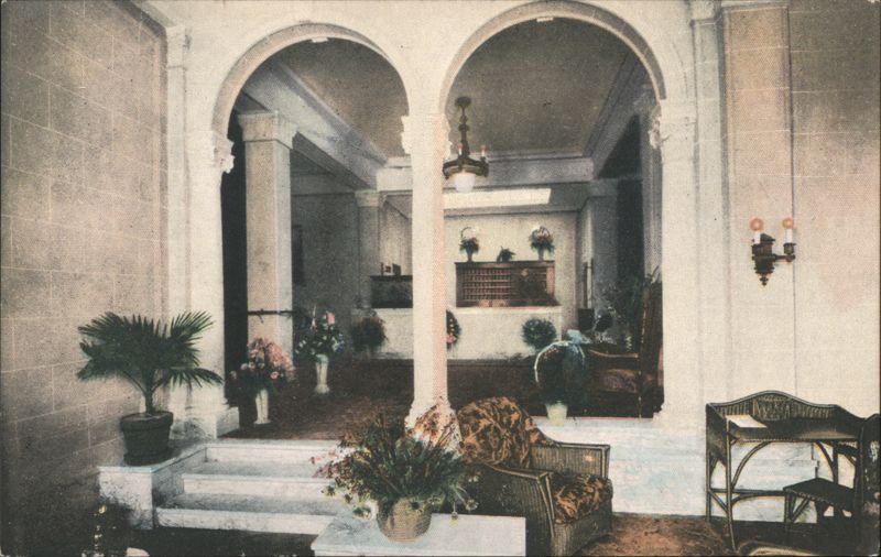 The Anderson Hotel Lobby Interior, San Luis Obispo California