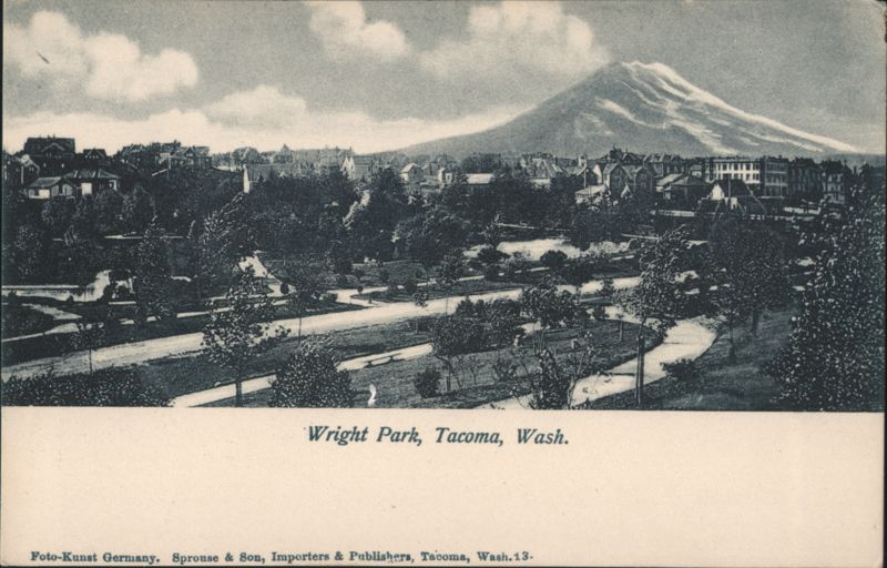 Wright Park, Tacoma, Mount Rainier View Washington