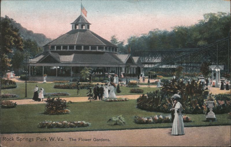 Rock Springs Park, WV - The Flower Gardens West Virginia