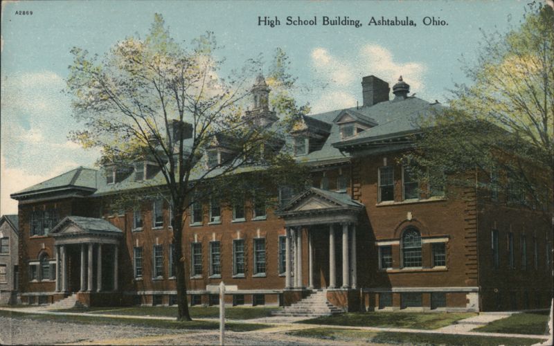 High School Building Ashtabula Ohio