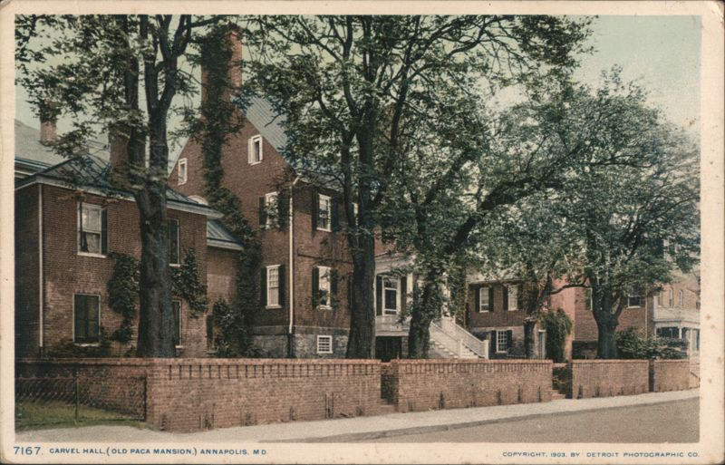 Carvel Hall, Old Paca Mansion, Annapolis, MD Maryland