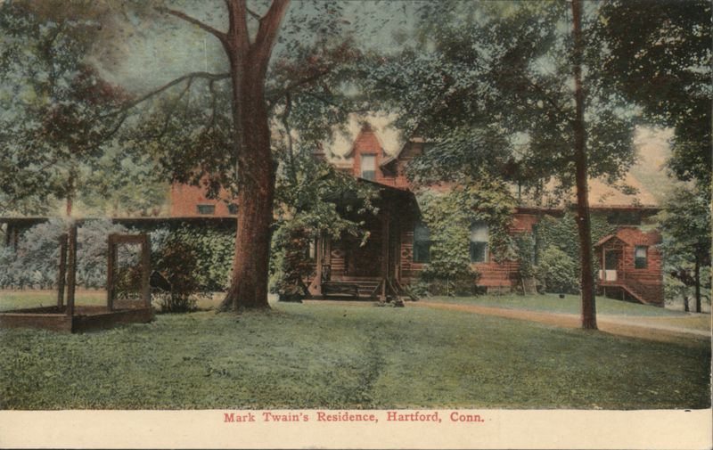 Mark Twain's Residence, Hartford, Conn. Connecticut