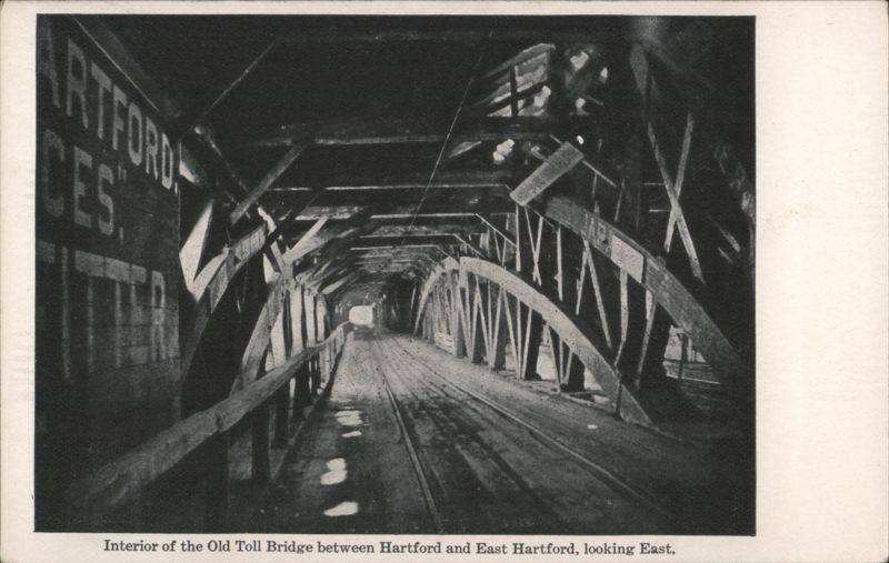 Old Toll Bridge Interior, Hartford & East Hartford, CT Connecticut