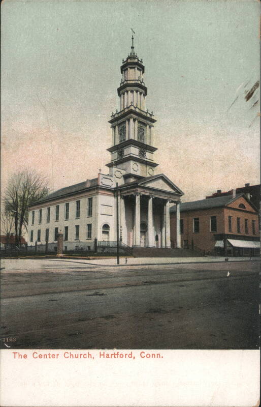 Center Church, Hartford, CT - Steeple, Columns Connecticut