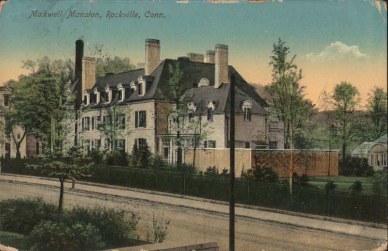 Maxwell Mansion, Rockville, Conn. Connecticut