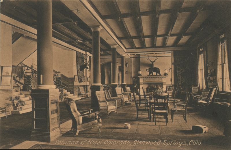 Rotunda of Hotel Colorado, Glenwood Springs, Colo.