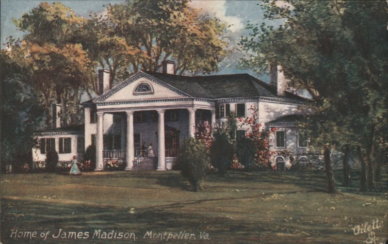 Home of James Madison, Montpelier, VA Virginia Oilette