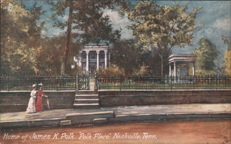 Polk Place, Home of James K. Polk Nashville Tennessee