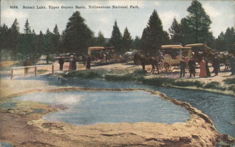 Sunset Lake, Upper Geyser Basin, Yellowstone National Park