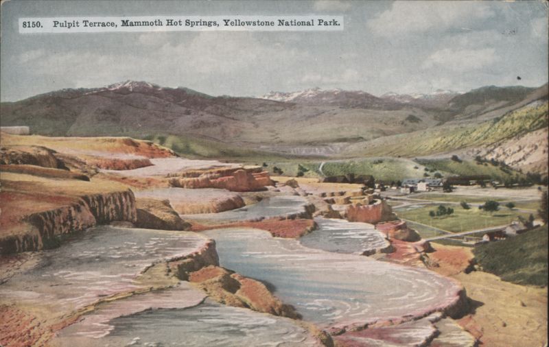 Pulpit Terrace, Mammoth Hot Springs, Yellowstone National Park