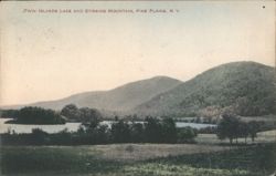 Twin Islands Lake and Stissing Mountain, Pine Plains Postcard