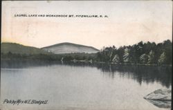 Laurel Lake and Monadnock Mt., Fitzwilliam, NH Postcard