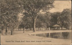 Tenth Tee "Punch Bowl" Rock Island Arsenal Golf Course Postcard