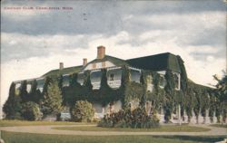 Chicago Club, Charlevoix, Michigan - Large Building with Ivy Postcard