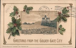 Cliff House, San Francisco, Greetings from Golden Gate City Postcard