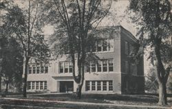 High School, Crown Point, IN Postcard