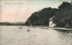 South Shore, Silver Lake, WI Postcard