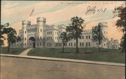 55th Regiment Armory, N.G.S.N.Y. Postcard