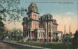 Gardo House or Amelia Palace, Brigham Young's Last Residence Postcard