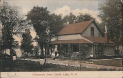 Greenwood Farm, Devils Lake, ND Postcard