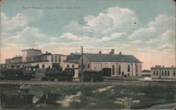 Great Northern Shops, Devils Lake, ND Postcard