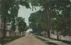 Main Street, Lisbon, NH Postcard