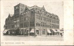 Hotel Knight, Ashland, WI Postcard