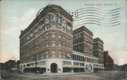 Monticello Hotel, Norfolk, VA Postcard
