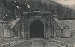 Great Northern Cascade Tunnel Entrance, Washington Postcard
