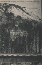 Great Northern R. R. Three Tracks, Cascade Mountains, WA Postcard