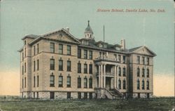 Sisters School, Devils Lake, ND Postcard