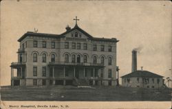 Mercy Hospital, Devils Lake, ND Postcard
