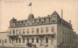 Secilla Hotel, Devils Lake, ND Postcard