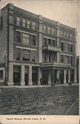Opera House, Devils Lake, ND Postcard