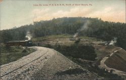 Loop De Loop, P. S. & N. R. R., North of Saint Mary's, PA Postcard