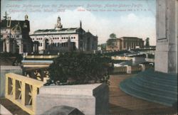 Looking North-east from Manufacturers' Building, A-Y-P Expo Postcard